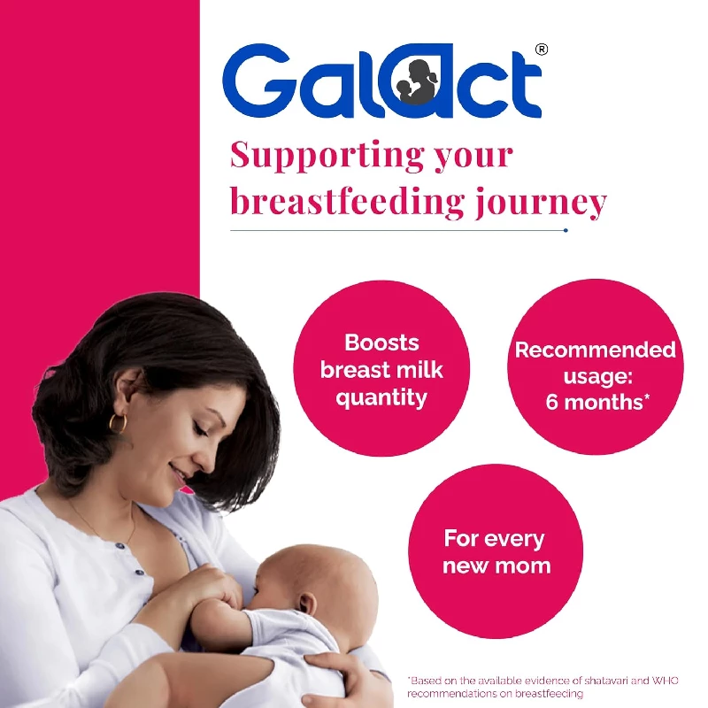 Galact Granules- Lactation Supplement with Shatavari to increase breast milk, 200 g-2.webp